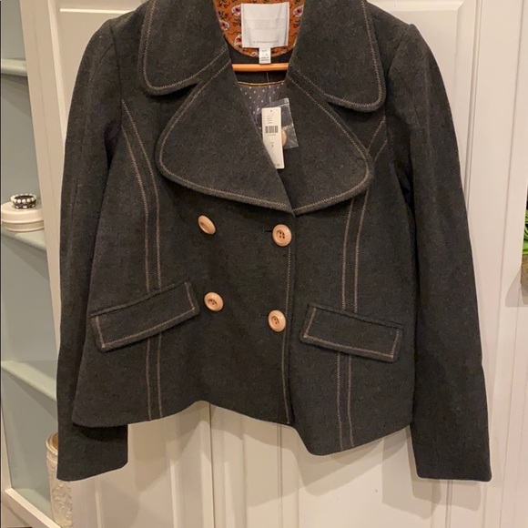 Anthropologie Jackets & Blazers - Anthropologie Pea Coat By Ettitwa